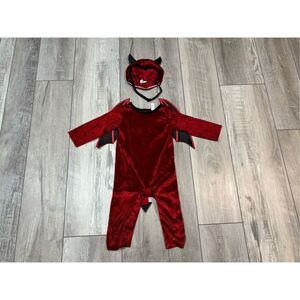 Red baby devil costume size 6-12 months